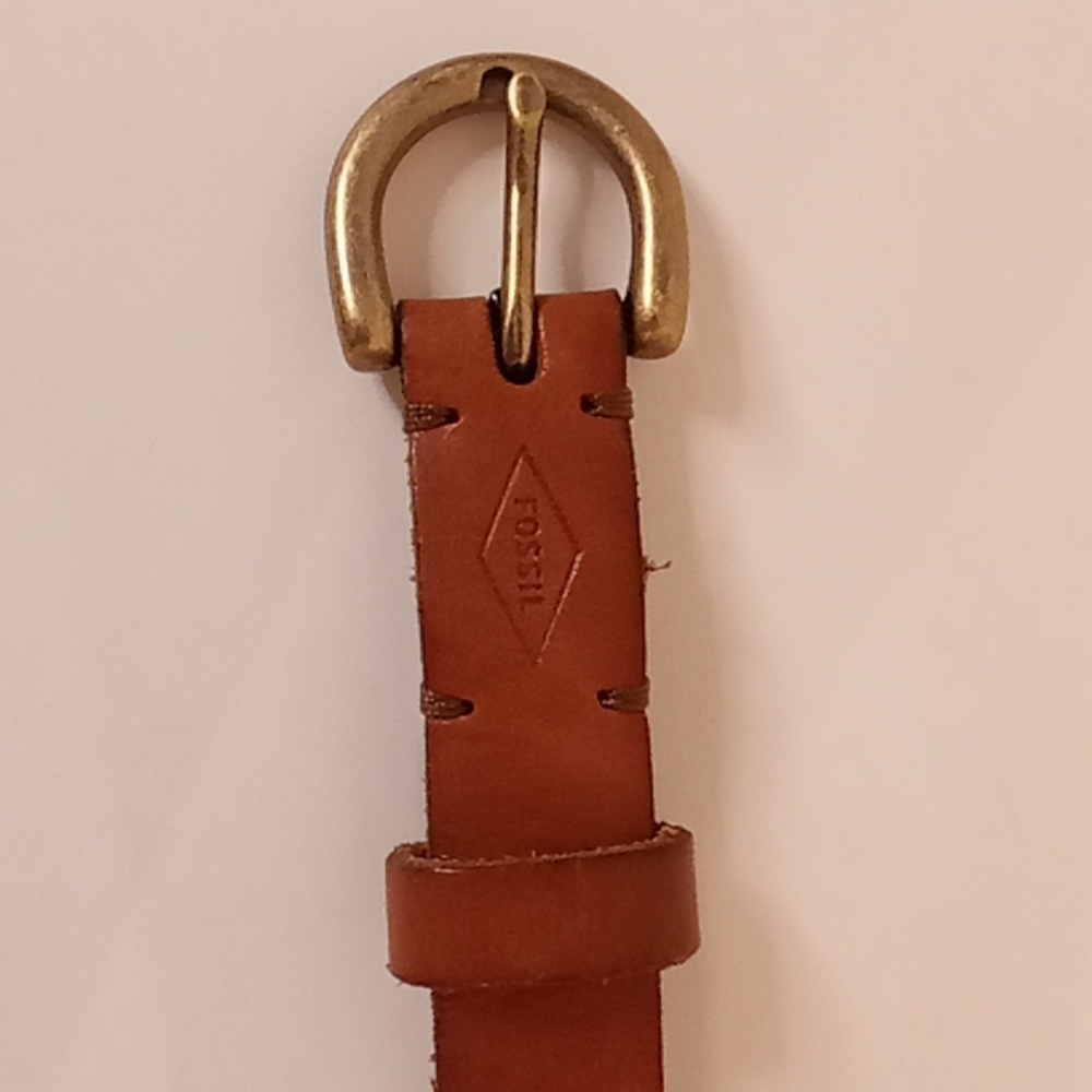 Fossil Boho Leather Size L Tan Color - image 6